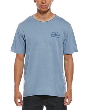 Scotch & Soda Roll Neck T-Shirt - Blue