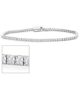 SuperJeweler 5.00 Ct. Tw. Lab-Grown Diamond Bracelet - White