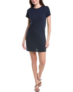 Velvet By Graham & Spencer Sia Short Sleeve T-Shirt Dress - Blue