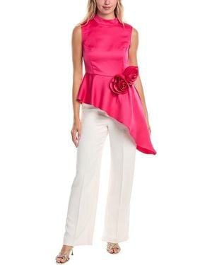 Gracia Flower Top - Pink