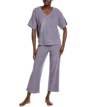 Natori Terry Lounge Set - Purple