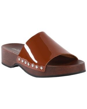 Seychelles Patent Clog - Brown