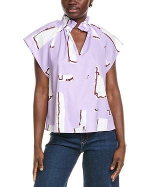 CROSBY BY MOLLIE BURCH Wilkes Top - White