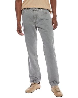 Brunello Cucinelli Light Wash Traditional Jean - Grey