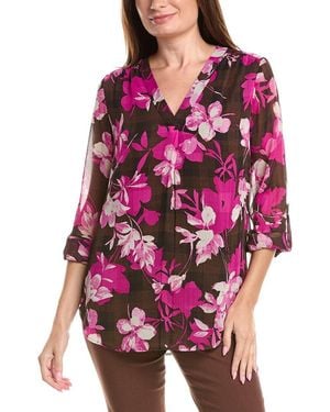 Jones New York 3/4-Sleeve Tunic - Red