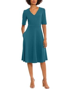 Donna Morgan Midi Dress - Blue
