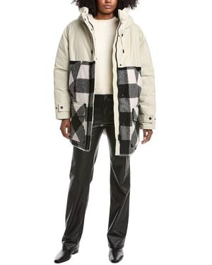 Woolrich Buffalo Tundra Wool Down Parka - Natural