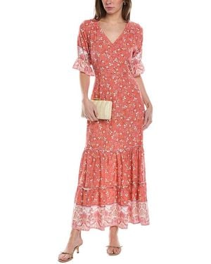Walker & Wade Alana Maxi Dress - Red