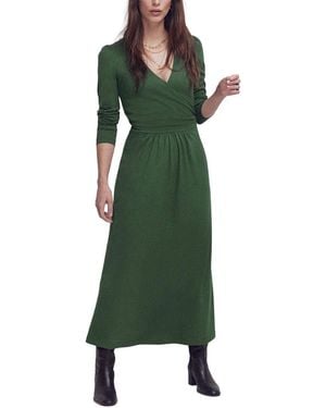 Boden Petite Carla Jersey Wrap Dress - Green