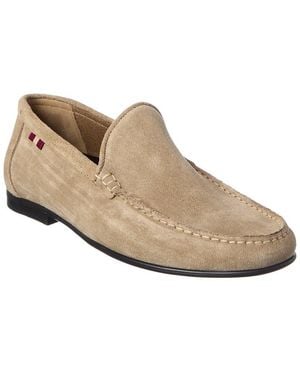 Bally Craxon Suede Moccasin - White