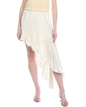 Line & Dot Seymour Asymmetrical Skirt - Natural