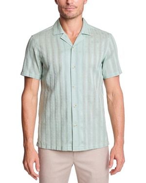 Paisley & Gray Camp Collar Shirt - Blue