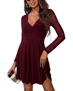 TAZGA Mini Dress - Red