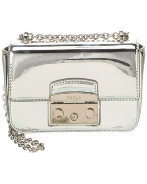Furla Metropolis Mini Crossbody - Grey