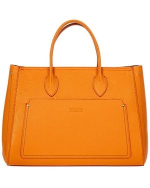 Bric's Bric’S Tulipano Leather Tote - Orange