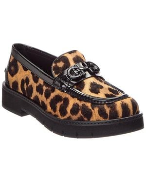 Ferragamo Ofelia Lugpy Leather Loafer - Brown