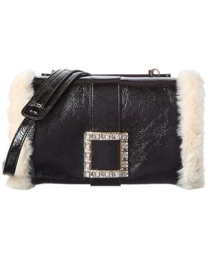 Roger Vivier Patent Muff - Black