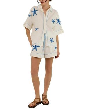 Kayla Paris Shirt & Short Set - Multicolor