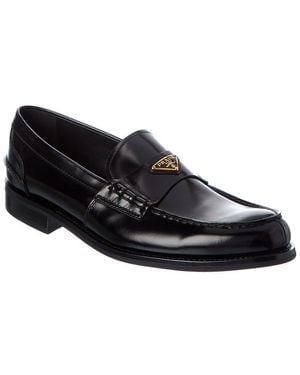 Prada Leather Loafer - Black