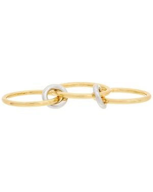 Sterling Forever Cz Jasmin Link Stacking Ring - Metallic