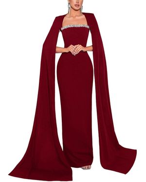Amanda Royal Maxi Dress - Red
