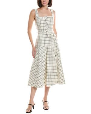 MILLY Mira Midi Dress - Multicolour