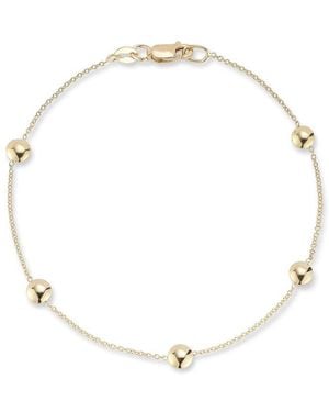 Ember Fine Jewelry 14k Button Station Bracelet - Natural