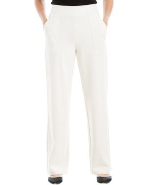Max Studio Ponte Pant - White