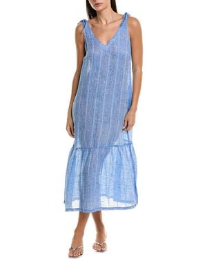 Tommy Bahama Linen-Blend Midi Dress - Blue