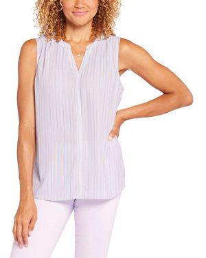 NYDJ Pintuck Blouse - Purple