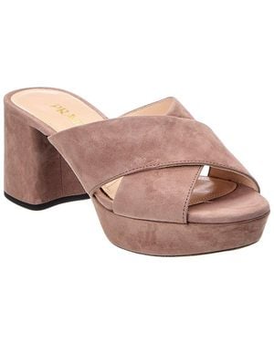Prada 65 Platform Mule - Pink