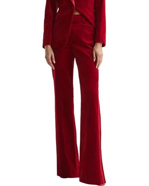 Reiss Bree Velvet Flared Trouser