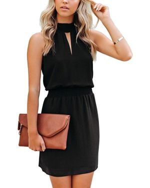 DELI S Delli.S Sleeveless Mini Dress - Black