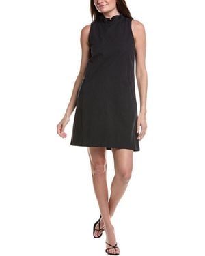 tyler boe Stella Linen-Blend Mini Dress - Black