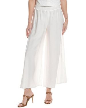 Vince Camuto Smocked Waist Pant - White