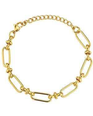 Glaze Jewelry Plated Stainless Steel Bracelet - Metallic