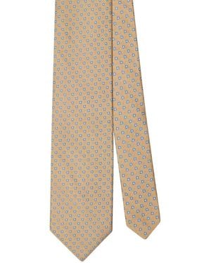 Robert Talbott Silk Micro Neat Geo Spot Best Of Class Necktie - Natural