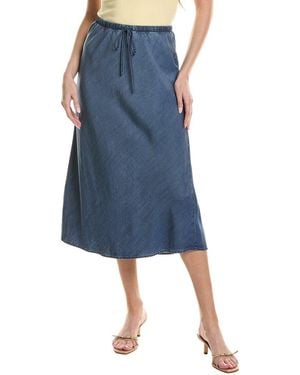 Bella Dahl Bias Skirt - Blue