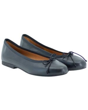 Menina Step Carennac Leather Flat - Blue