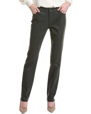 Lafayette 148 New York Thompson Rhubarb Straight Leg Jean - Black