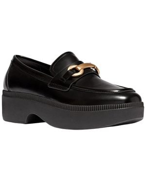 Fitflop Leather Loafer - Black