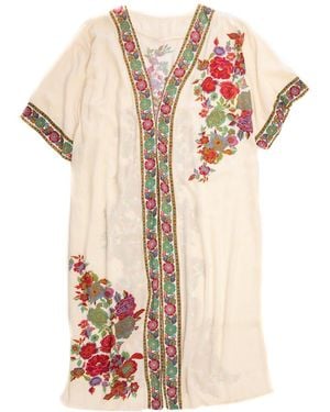 Saachi Garden Kimono - White