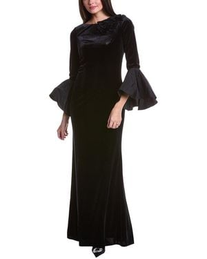 Teri Jon Maxi Dress - Black