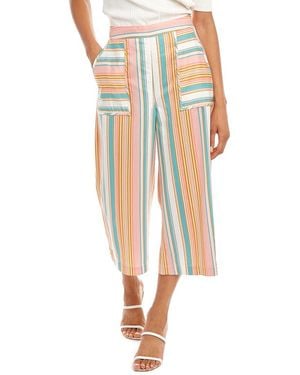 Ted Baker Candy Stripe Trousers - Orange