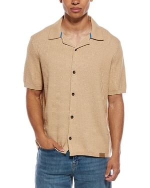 Scotch & Soda Button Front Jumper Top - Blue