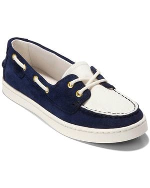 Cole Haan Nantucket Leather Penny Loafer - Blue