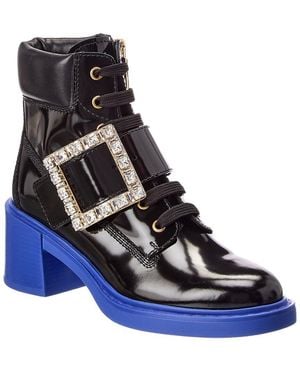 Roger Vivier Leather Boot - Blue