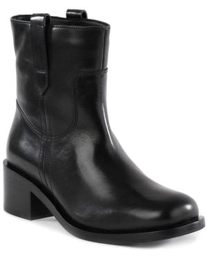 Seychelles Mid Leather Boot - Black