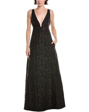 Rebecca Taylor Floral Maxi Dress - Black
