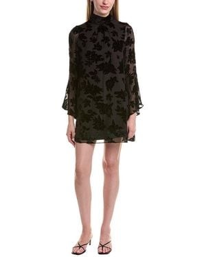 FLORA BEA NYC Barry Silk-Blend Mini Dress - Black